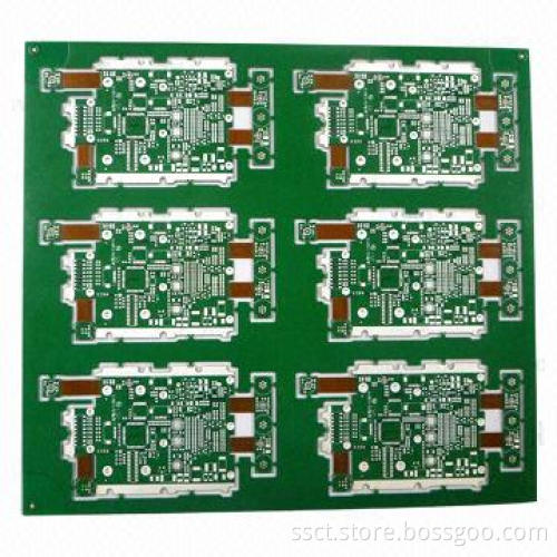 8-layer Rigid-flex Board, 0.15/0.15mm Minimum Width/Spacing